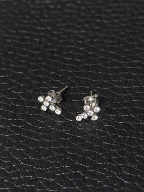 10K Cross Earrings
